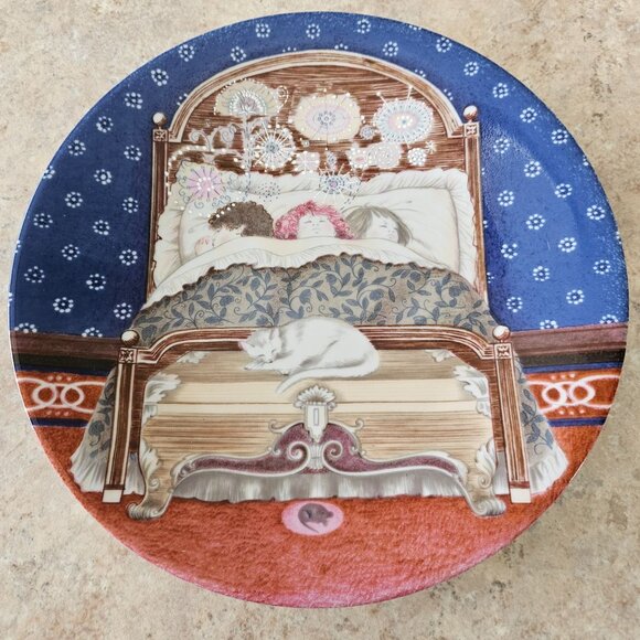 1981 Haviland Limoges Christmas Plate A Visit From Saint Nicholas 2nd in series - Picture 1 of 10